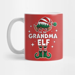 I'm the Grandma Elf - Funny Christmas Matching Family Group Mug